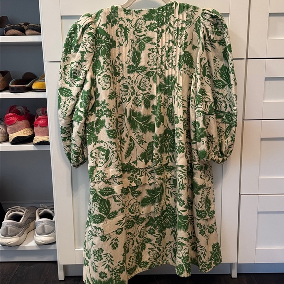 Hunter Bell Green and Cream Floral Dress - Picture 7 of 7